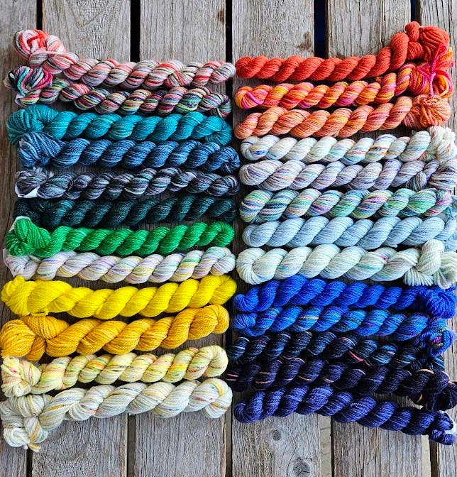 KOIGU - 24 Demi DK Pencil skeins of JASMINE