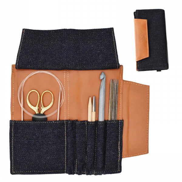 Lykke Weekender Large Needle Case with Camel Accents