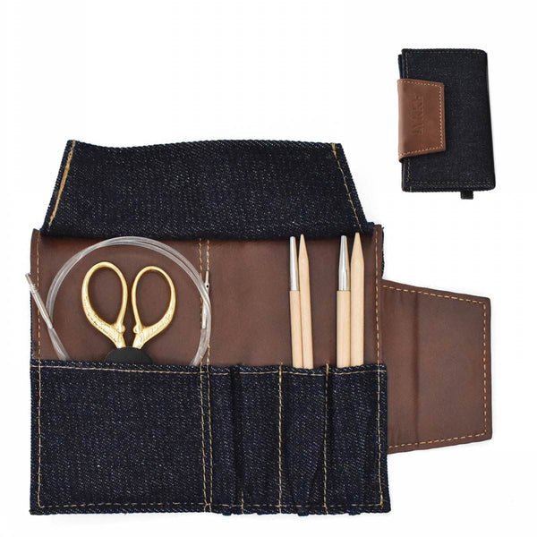 Lykke Weekender Small Needle Case with Chocolate Accents