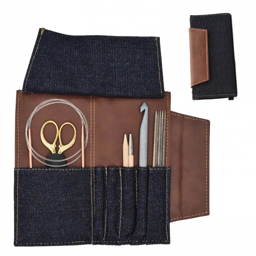 Lykke Weekender Large Needle Case with Chocolate Accents
